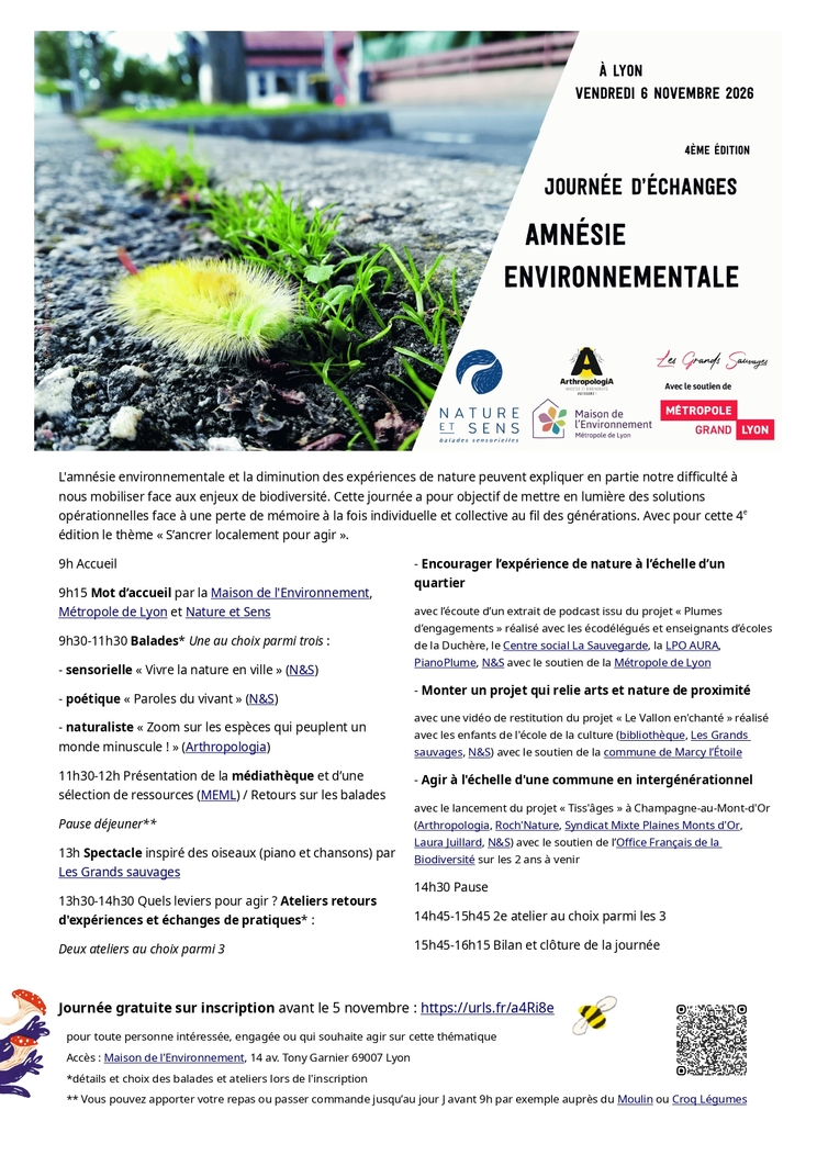 261106_Programme journée amnésie environnementale Nature et Sens Lyon